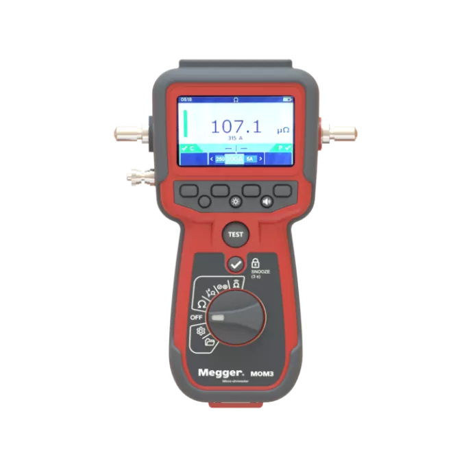 Megger MOM3 300 A Handheld Micro-Ohmmeter Kit Without Kelvin Cables # BK-30091-US-XX