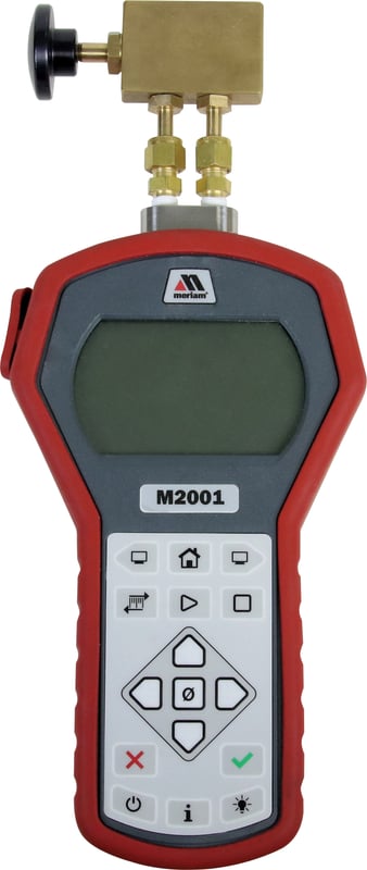 Meriam ZM2001X Rotary Gas Meter Tester -14.5 to 15 PSID (415.6 in H₂O) Differential Isolated (Intrinsically Safe)