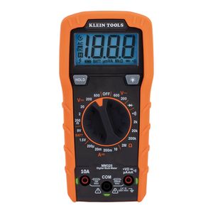 Klein Digital Multimeter, Manual-Ranging, 600V # MM325