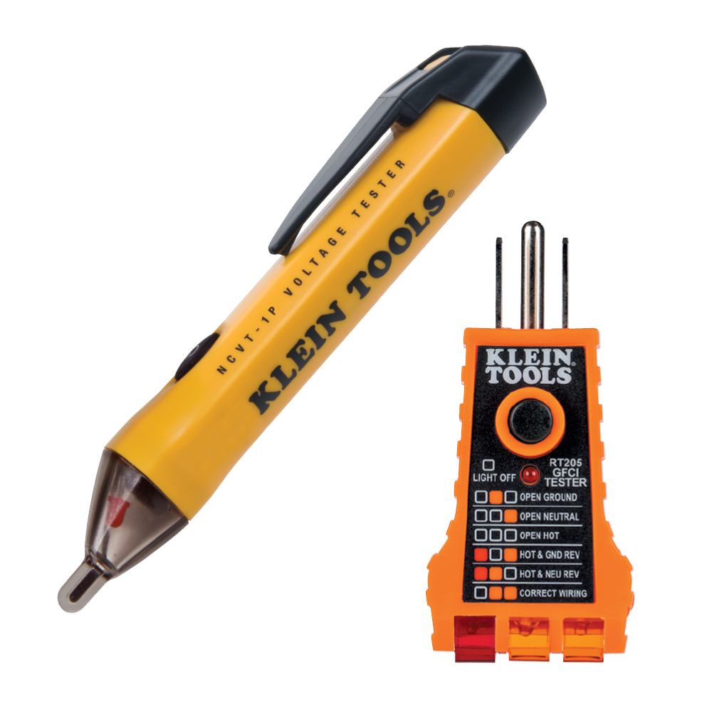 Klein Non-Contact Voltage and GFCI Receptacle Test Kit # NCVT1PKIT