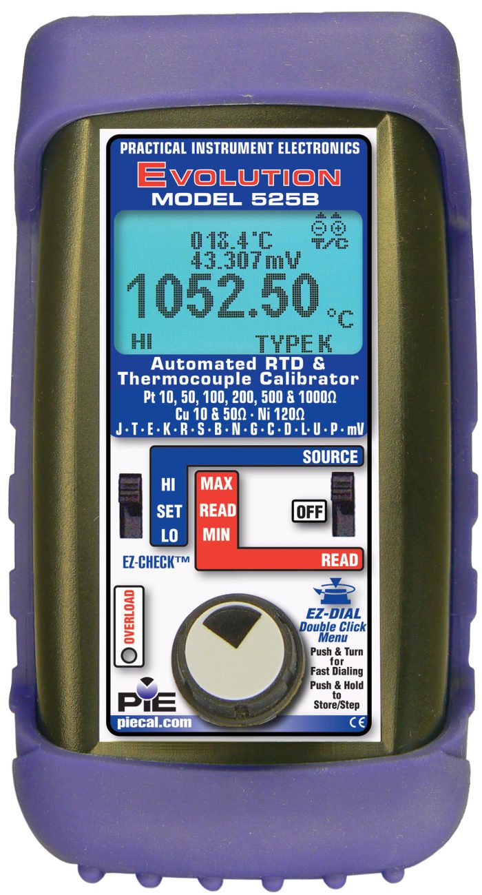 PIE 525B Automated RTD and Thermocouple Calibrator # PIE-525B