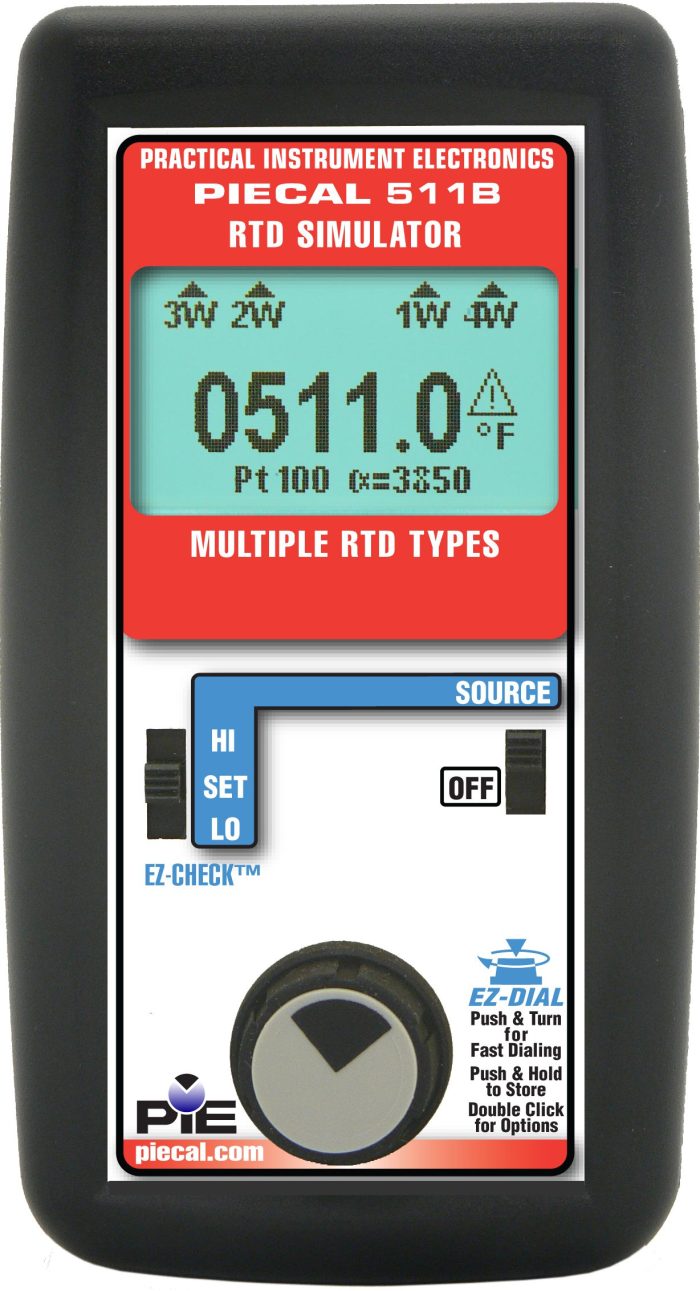 PIE 511B 10-Type RTD Source Calibrator # PIE-511B