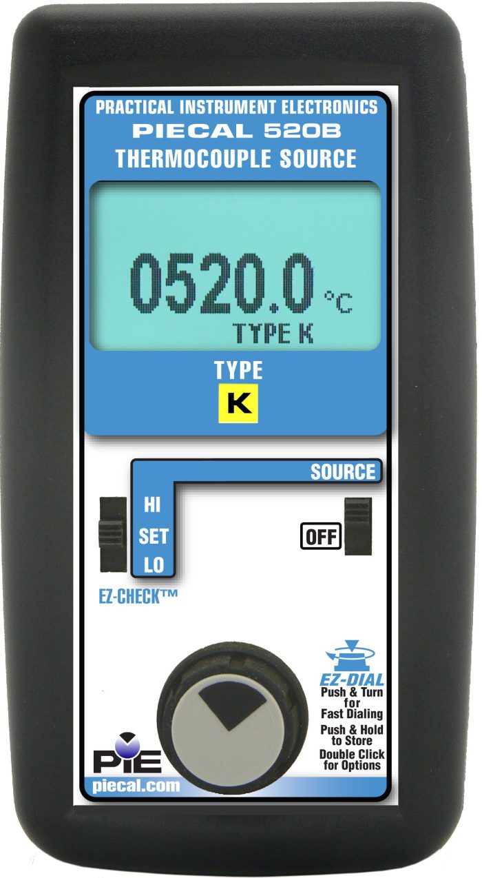 PIE 520B-X Single Type Thermocouple Source Calibrator # PIE-520B-X