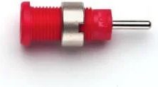Pomona Electronics 2 mm Safety Sheathed Jack with 1.9 mm Connecting Pin, (Black) # 72921-0