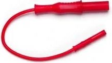 Pomona Electronics 2 mm/4 mm Male-Male Test Leads, 3.9 in (10CM), (Black) # 72936-39-0