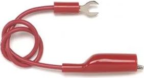 Pomona Electronics Alligator Clip/Spade Lug (Red) # 1960-36-2