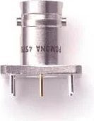 Pomona Electronics Adapter, BNC (F), Pwb Pins
