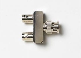 Pomona Electronics BNC (F/M/F) Adapter, in-Line, 75 Ohm