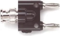 Pomona Electronics Adapter, BNC (M), Banana Plug