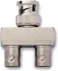 Pomona Electronics BNC Adapter (M/2F), Straight # 6700