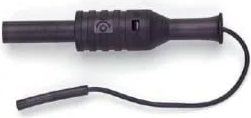 Pomona Electronics Clip Lead for Micro SMD Grabber - 0.8 mm Female/4 mm Female, (Black) # 72905-0