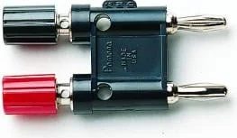 Pomona Electronics Adapter, Dual, Binding Post, Banana Plug # 5405