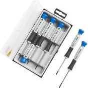 Pomona Electronics ESD Screwdriver Set, 6-Piece, 1.5, 2.0, 2.5, 3.0, PH0, PH00