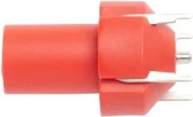 Pomona Electronics in-Line 4 mm Safety Jack for PCB, Red # 73096-2