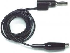 Pomona Electronics Mini Clip/Banana Plug (Black) # 3220-36-0