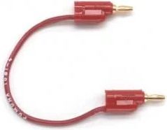 Pomona Electronics Mini Banana Plug Patch Cord (Red)
