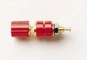 Pomona Electronics Binding Post, Mini Insulated Nylon, Red # 2382-2