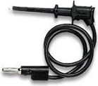 Pomona Electronics Mini Grabber with Multi-Stack - Banana Plug (Red) # 6249-36-2