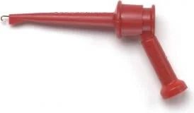Pomona Electronics Minigrabber Test Clip with Pin Tip Jack, Black # 4826-0
