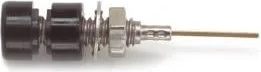 Pomona Electronics Pin Tip Jack (Black) # 4773-0