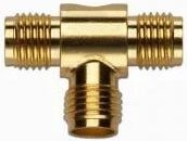 Pomona Electronics SMA T Type, Jack (F) / Jack (F) / Jack (F)