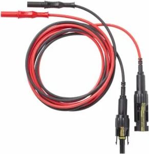 Pomona Electronics MC4 to 4 mm Test Lead Set, Black/Red # PVLEAD1