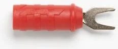 Pomona Electronics Insulated Spade Lug/Jack (Black) # 1614A-0
