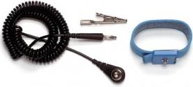 Pomona Electronics Wrist Strap with Clip & Cord # 6082