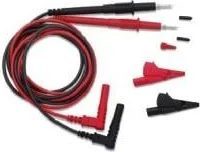 Pomona Electronics Test Lead Set W. 8-32 Threaded Tips and 300V CAT II Screw-on Alligator