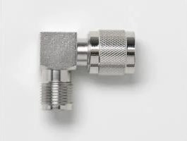 Pomona Electronics TNC Right-Angle Jack to Plug Adapter