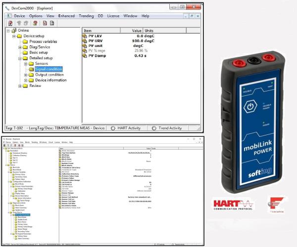 ProComSol Windows HART, FF and Pa Communicator Bundle, mobiLink Power # COM-PC-CMPLT-PWR
