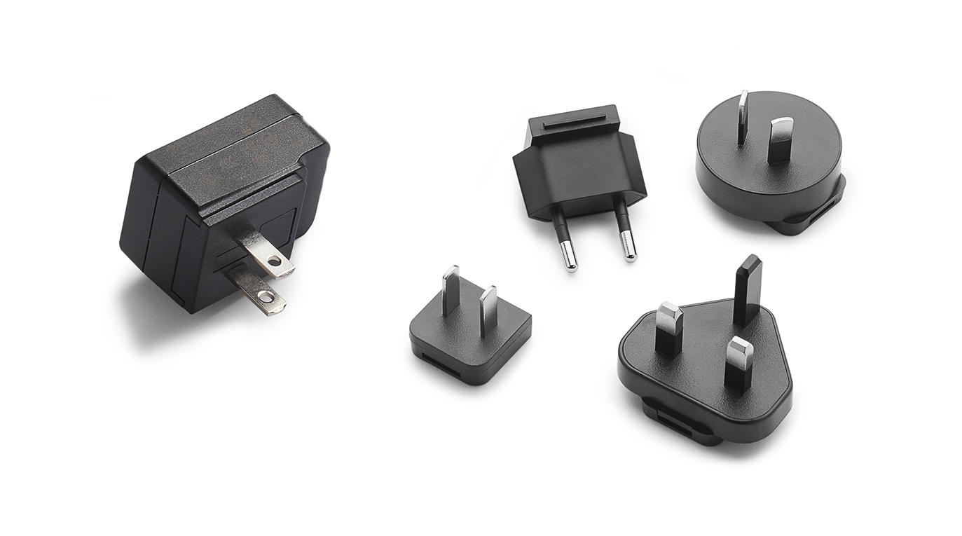 Ralston AC-DC Adapter for LC Gauges, USB Type A, 5 Country Plugs # D-000410
