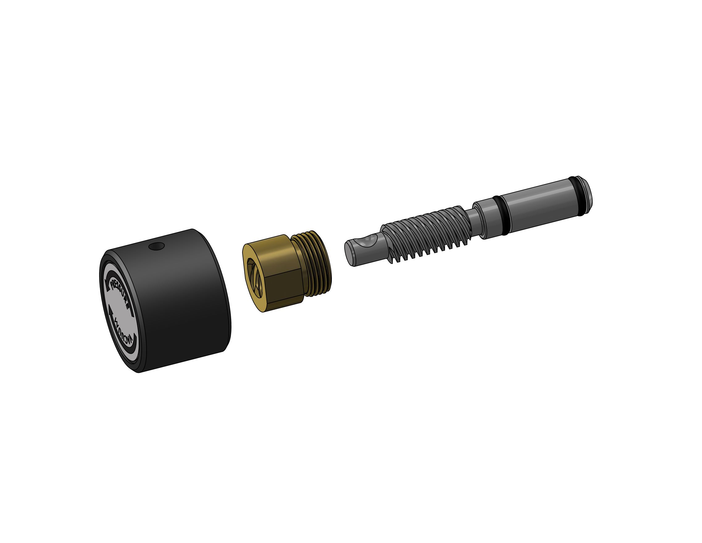 Ralston DCAP-PV Pressure / Vacuum Spool Valve Assembly # DCAP-0110