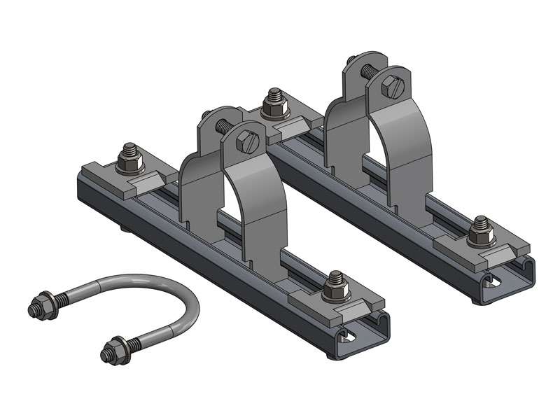 Ralston FieldLab Pole Mounting Kit for Outdoor Enclosure, 2 in (5 cm) Pole # DGAU-0368-2