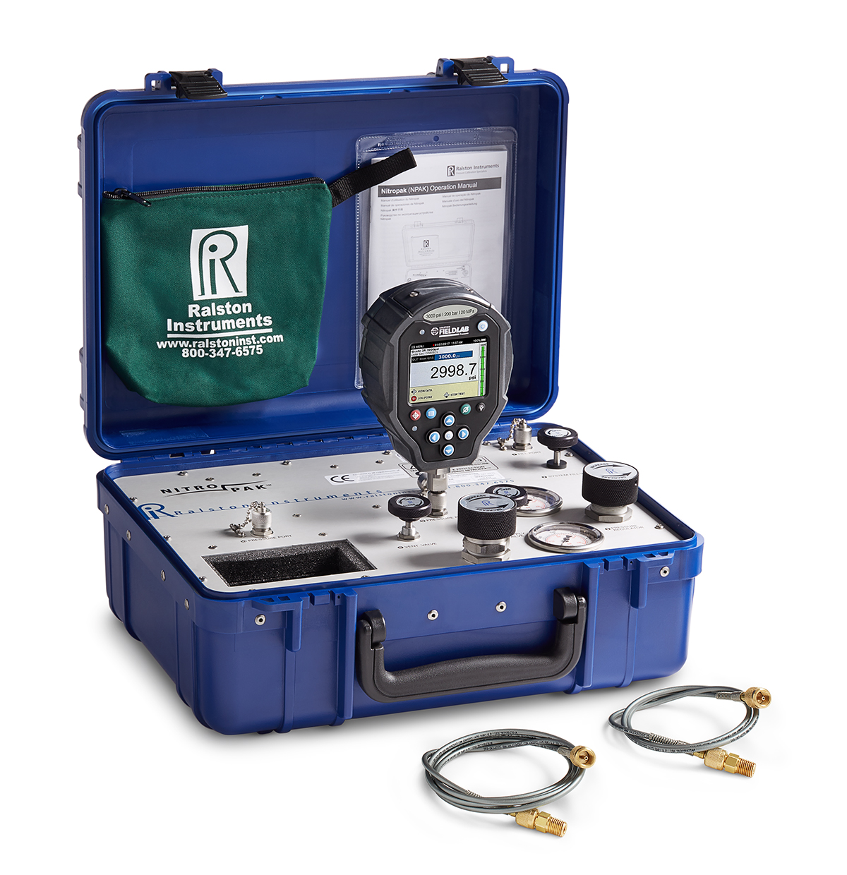 Ralston Calibration Kit, NPAK Nitrogen Source, 1000 PSI / 70 Bar / 7 MPa FieldLab (0.1% of Reading Accuracy) # NPAK-1,000 PSIG-FL