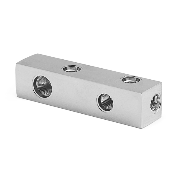 Ralston QSCM Calibration Manifold Body, S.S. # QSCM-0024