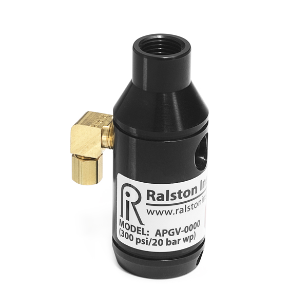 Ralston Apgv Pumping Cylinder (Aluminum) with (1) Ell Installed # QTAP-0006