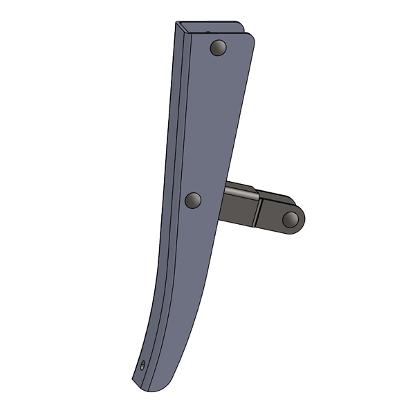 Ralston Apgv, AP0V, APG0 (1) Handle, (1) Link, (2) Mounting Rivets # QTAP-0010