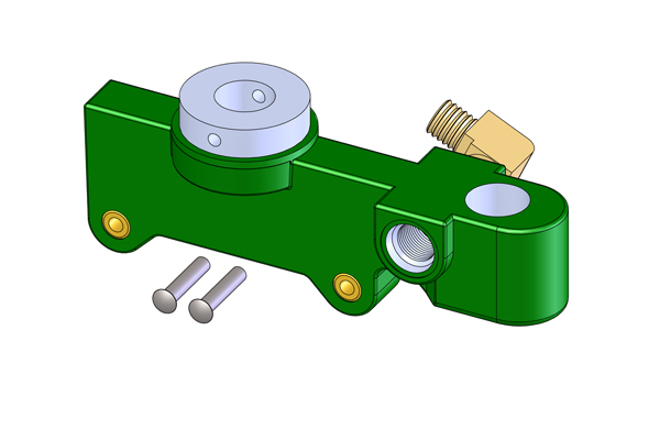 Ralston Apgv, APG0 Body Casting, Painted with (1) Ell Installed # QTAP-0013