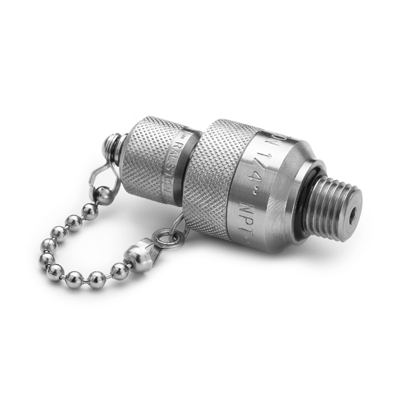 Ralston 1/4" Male NPT QD (Quick-Connect) Fitting, S.S. # QTFT-2MS0-QD