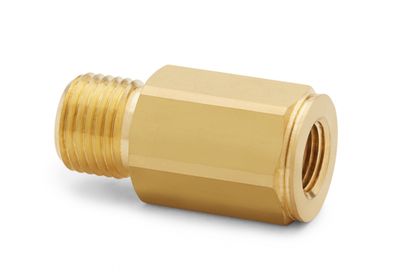 Ralston 1/8" Female BSPT (ISO 7/1) x Male Quick-Test, No Check-Valve, Brass # QTHA-1FB0-RT