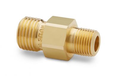 Ralston 1/8" Male NPT x Male Quick-Test, No Check-Valve, Brass # QTHA-1MB0