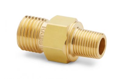 Ralston 1/8" Male BSPT (ISO 7/1) x Male Quick-Test, No Check-Valve, Brass # QTHA-1MB0-RT