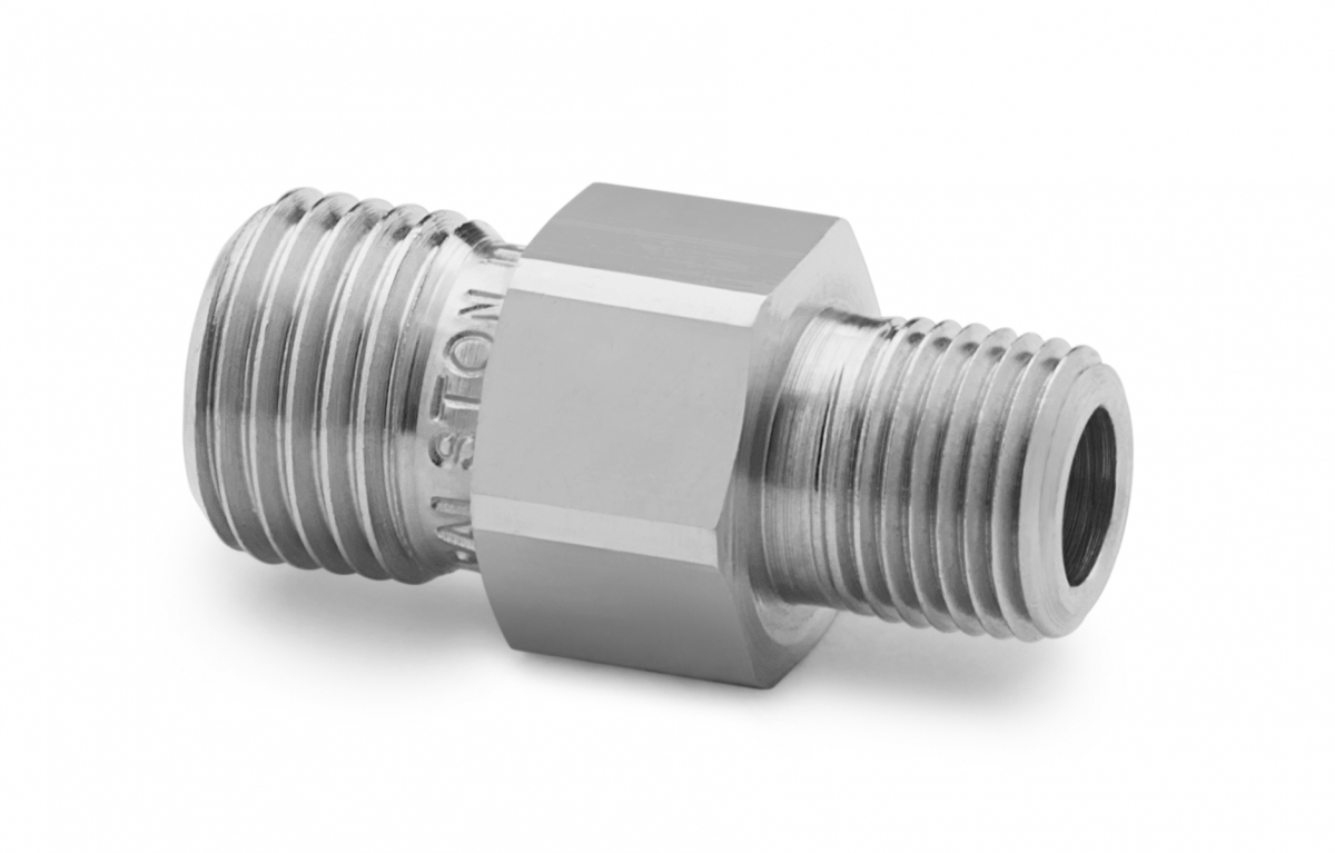 Ralston 1/8" Male NPT x Male Quick-Test, No Check-Valve, S.S. # QTHA-1MS0