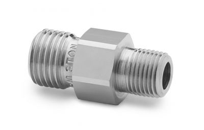 Ralston 1/8" Male NPT x Male Quick-Test, No Check-Valve, S.S., Viton Seals # QTHA-1MS0-VT