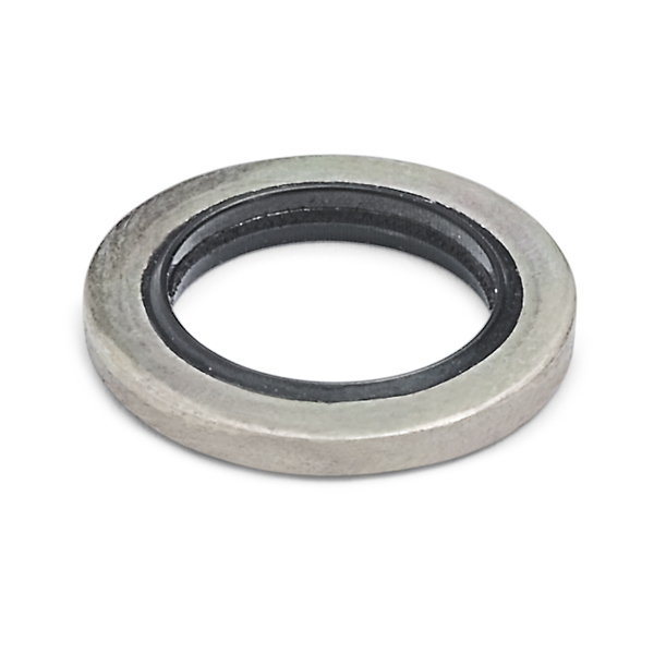 Ralston 3/8" Male Rs Bonded Seal Ring, Steel and Buna-N # QTHA-3BR-RS