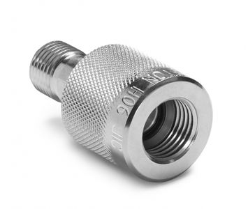 Ralston AN -6 Female 37 Degree (AN/JIC) Flare x Male Quick-Test Adapter, S.S. # QTHA-3FSF-QD