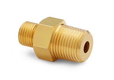 Ralston 3/8" Male NPT x Male Quick-Test, No Check-Valve, Brass # QTHA-3MB0