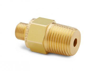 Ralston 1/2" Male NPT x Male Quick-Test, with Check-Valve, Brass # QTHA-4MB1