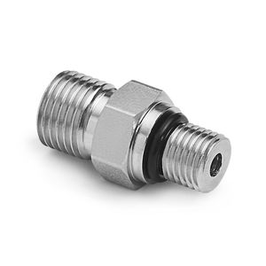 Ralston 7/16-20 Male SAE/MS x Male Quick-Test, S.S. # QTHA-7SS0